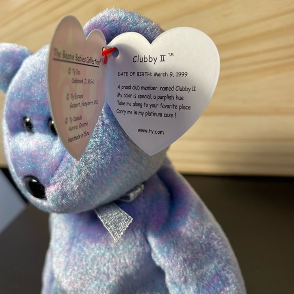 Clubby 2 Beanie Baby - Picture 4 of 9